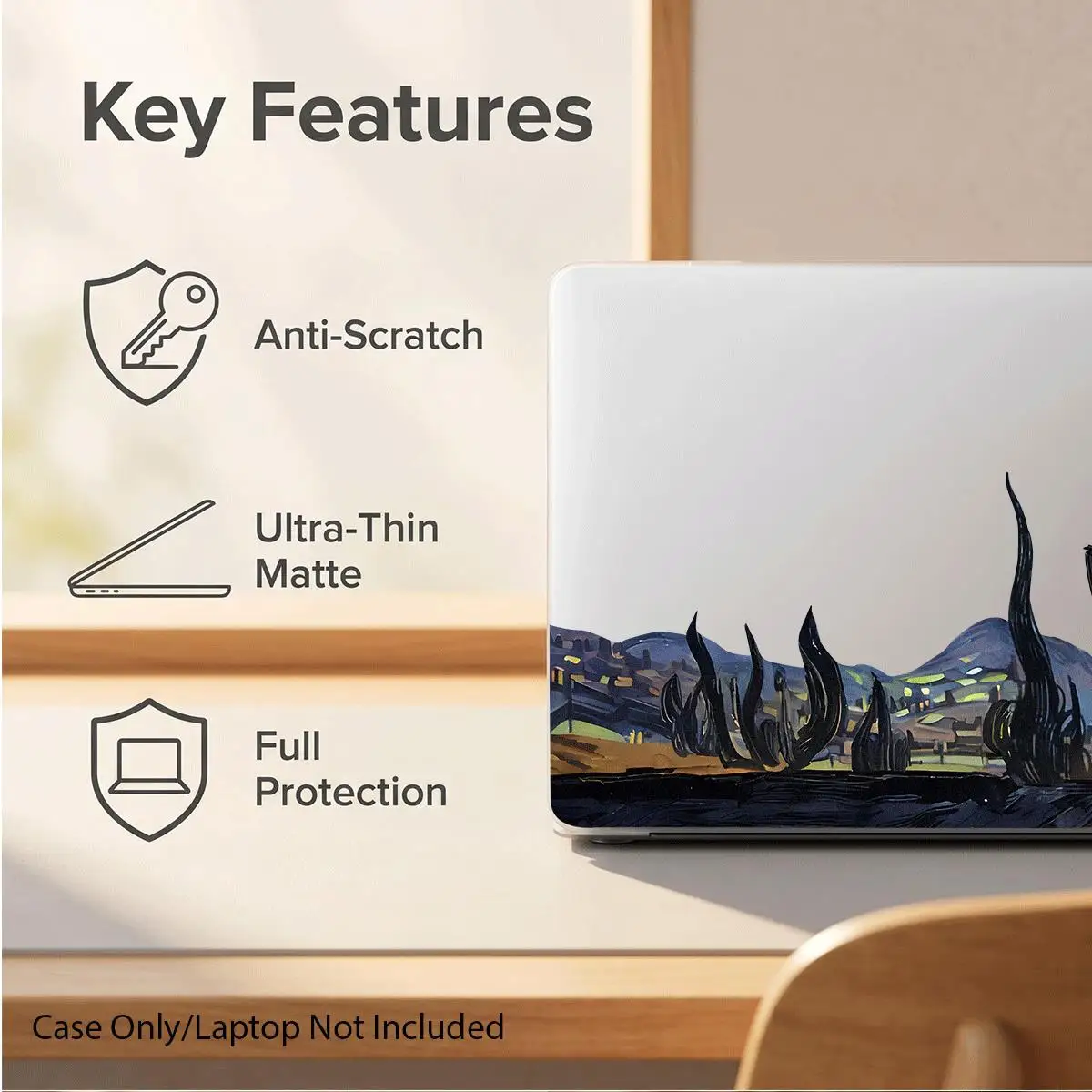 Case for MacBook,compatible with 13 Neo/13.3 Air/13.3 Pro/13.6Air/14.2 Pro/15Air/16.60Pro