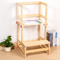 High Quality Adjustable Kitchen Step Stool Learning Tower Safety Toddler Standing Tower for Kitchen Counter