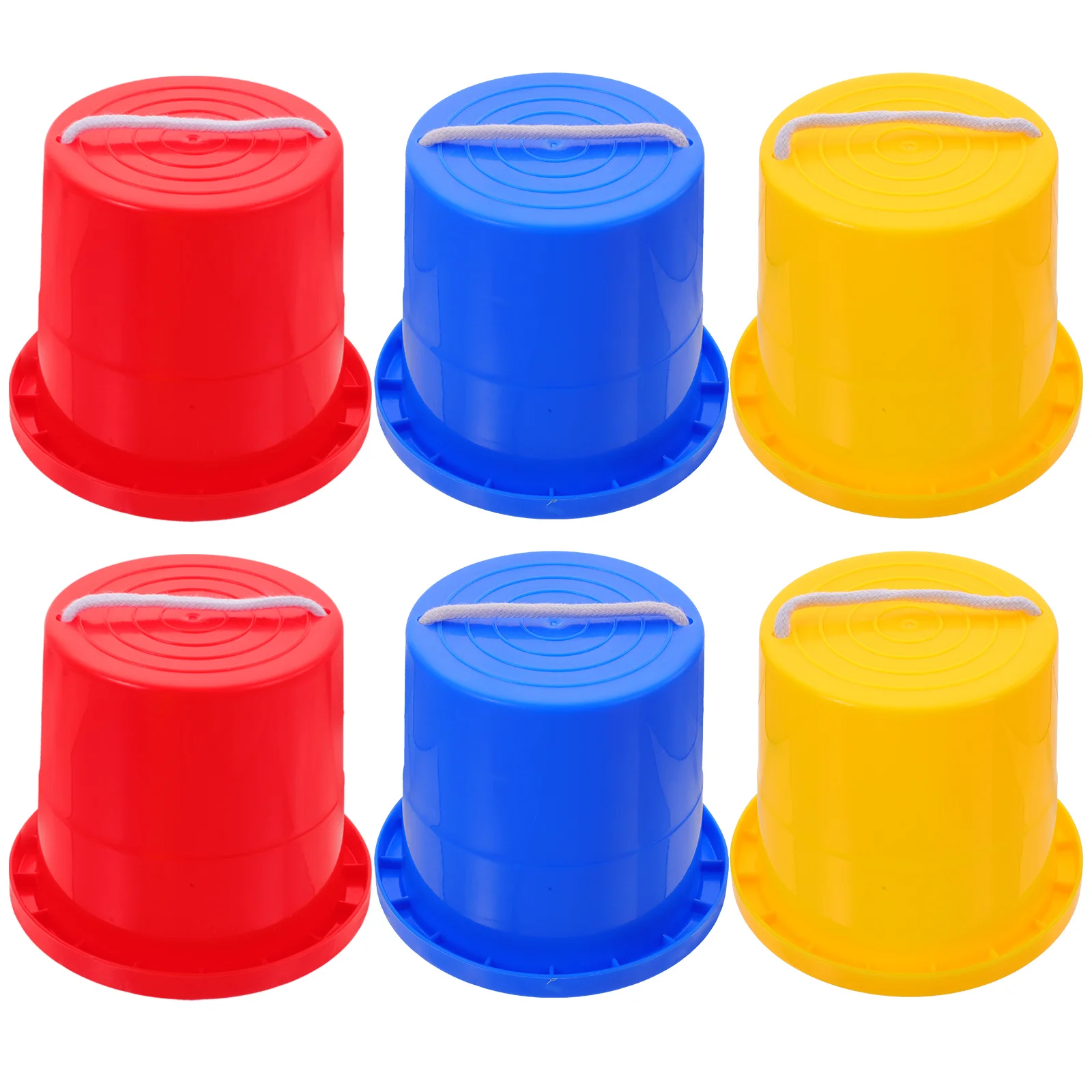 دلو ركائز المشي للأطفال: تدريب توازن بلاستيكي متين لمتعة الملعب في الهواء الطلق، يعزز التنسيق، مثالي