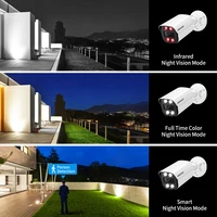 New 4K 8MP IP Camera Audio Outdoor POE H.265 Onvif Metal Bullet Home Color Night Vision Surveillance Camera 3