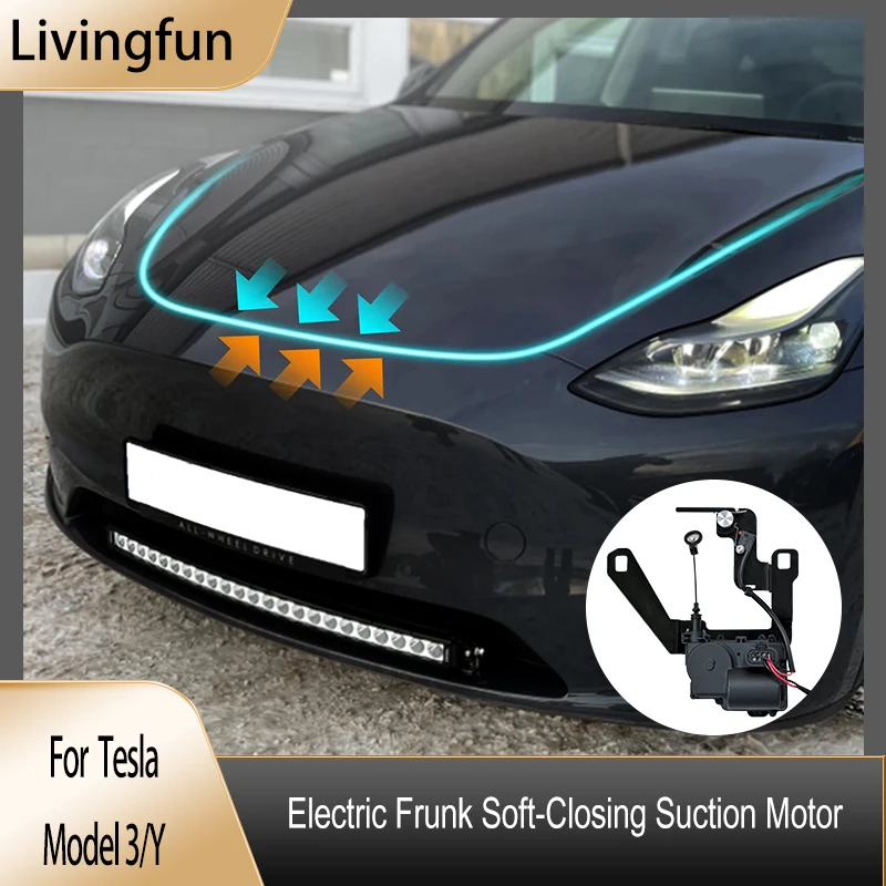 

For Tesla 2021 2022 2023 Model Y 3 Frunk soft closing Front Trunk Auto Close Electric Cover Automatic lock closer 2021 2023 2024