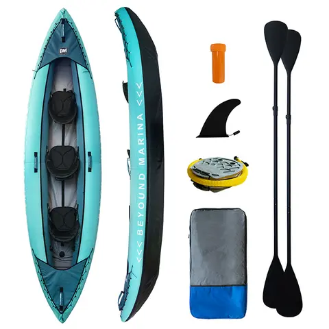 New Full Drop Droo Stitch Kayak Air Canoa Gonfiabile Ocean Fishing Inflatable Kayak Boats Inflable Pvc Dos Person