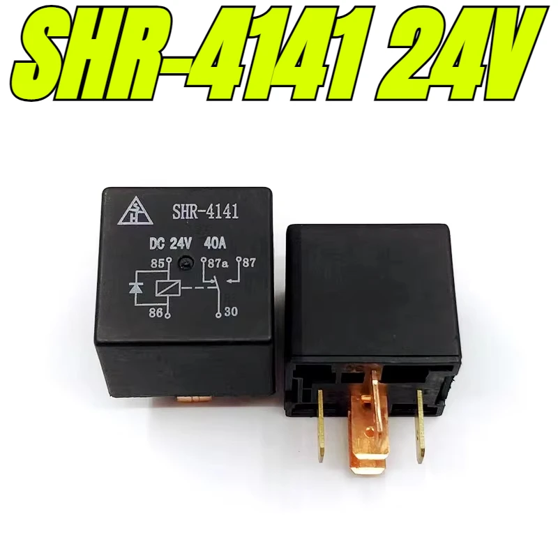 （Brand New Original）1pcs/lot 100% original genuine relay:SHR-4141 24V 40A 5pins Automotive relay with diode HFV4 024-1Z1SGD1