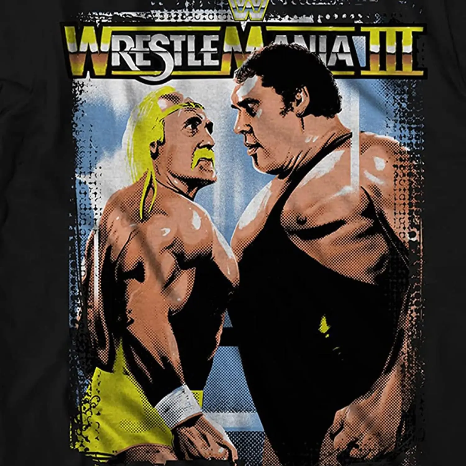  Hulk Vs Andre Shirt - Wrestlemania 3 - Mens World Wrestling Champion T-Shirt