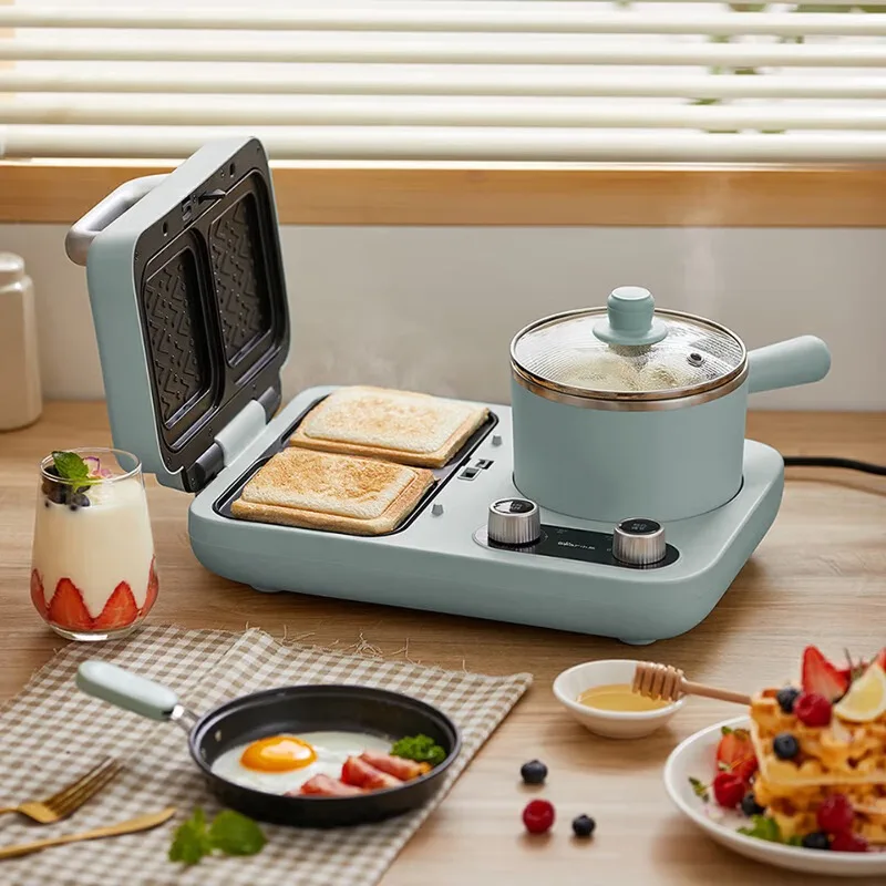 Picture 6: Bear Breakfast Maker, Light Meal Sandwich Maker, Multi-functional All-in-One Machine, Four-in-One Timer, Home Toaster