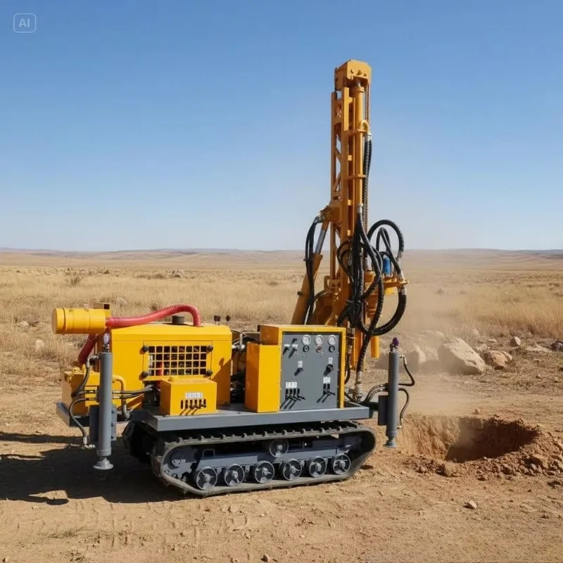 Hydraulic Core Borehole Drilling Rig Portable Geological Water Well Exploration Drilling Equipment