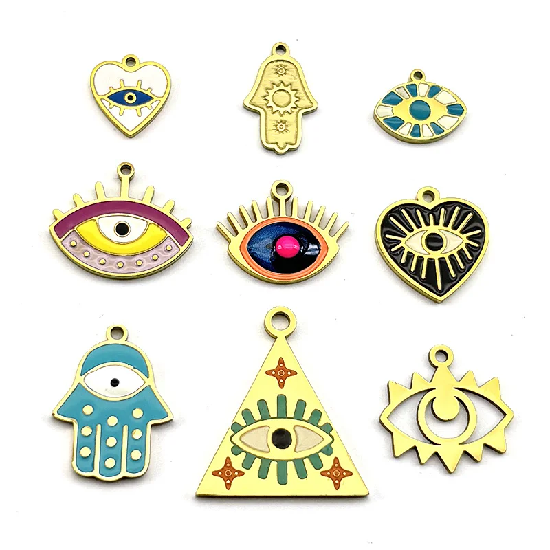 Hamsa Hand Diy Earr… - image