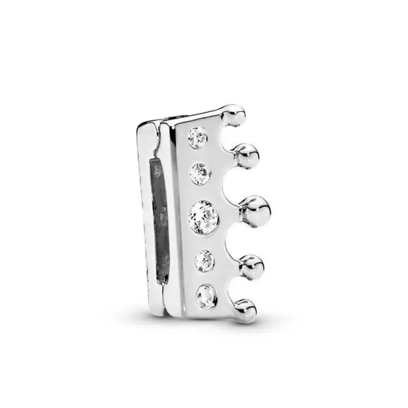 Breloque en argent regardé 925 pour femme, clip plat, papillon, cœur, étoile, convient au bracelet fin original, bijoux à bricoler soi-même, nouveaux cadeaux