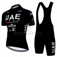 Camiseta de Ciclismo para hombre de verano de los Emiratos Árabes Unidos, ropa de Ciclismo MTB, pantalones cortos con pechera, ropa de bicicleta personalizada, Maillot de Ciclismo, 2025