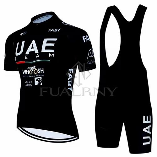 Imagen 1 del producto Camiseta de Ciclismo para hombre de verano de los Emiratos Árabes Unidos, ropa de Ciclismo MTB, pantalones cortos con pechera, ropa de bicicleta personalizada, Maillot de Ciclismo, 2025