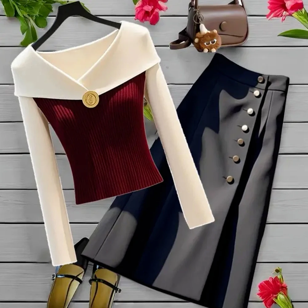 Basic Knitted Sweater For Women Base Top Casual Clothing Simple Fashion Top All Season Use Brand New Condition