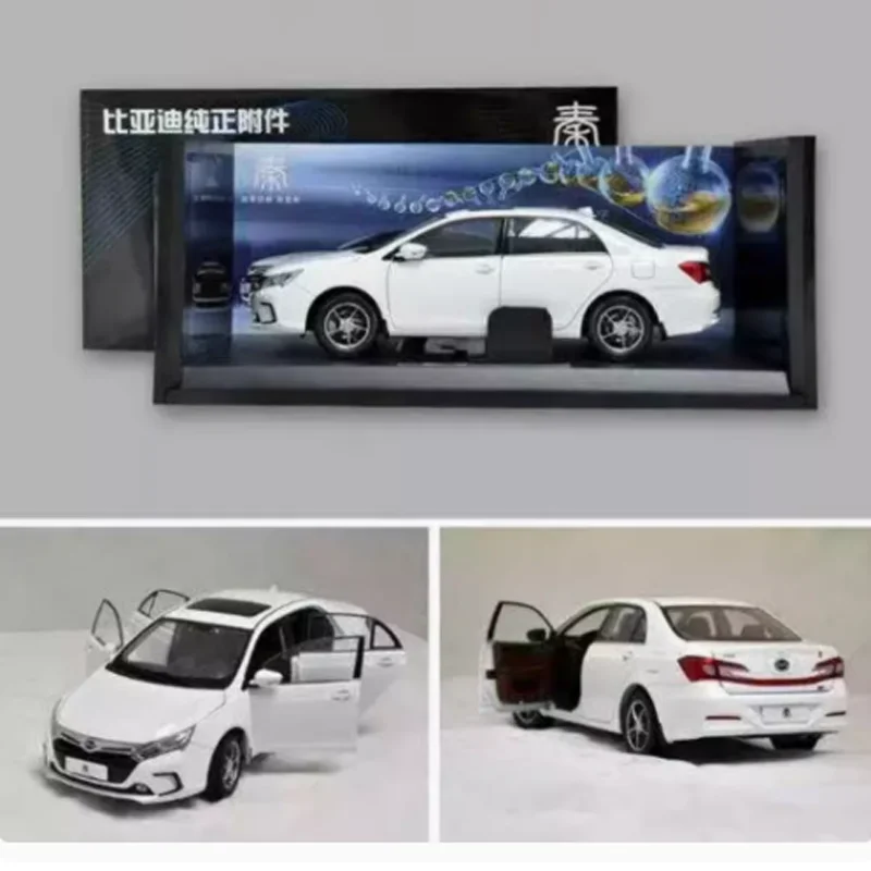 Original BYD 1:18 Scale Qin/Han/Tang/Song/Yuan New EV Alloy Car Model Ornament Souvenir Display Collection Hobby Gift