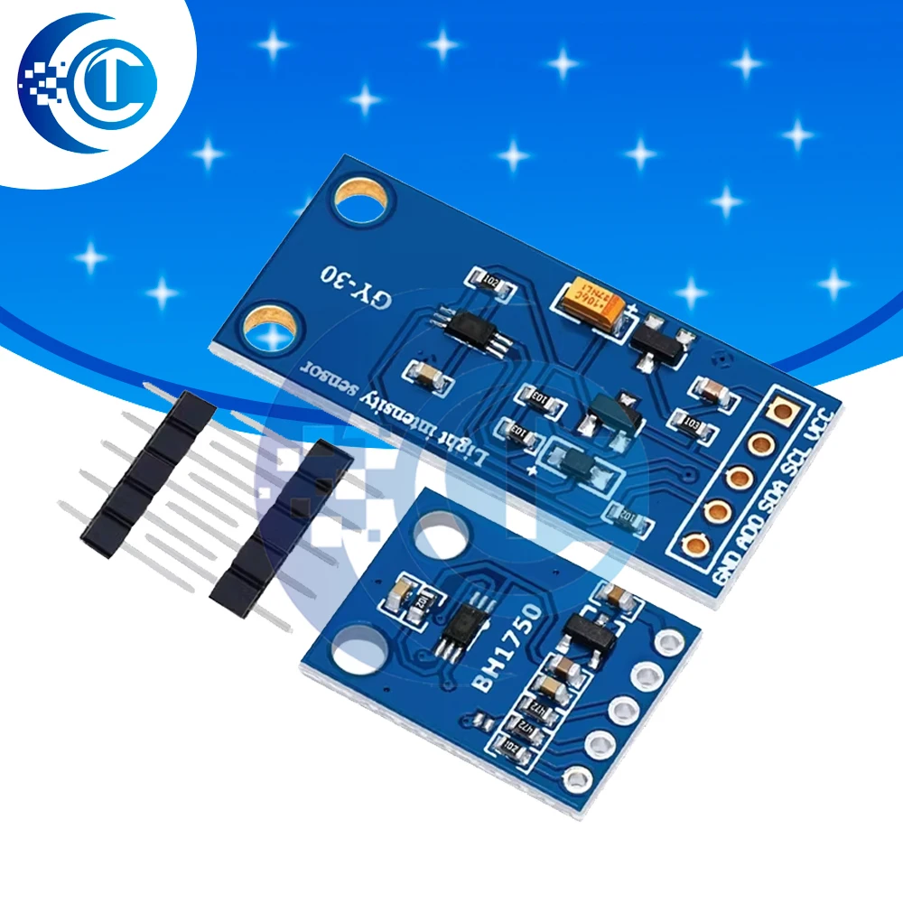 1PCS  GY-30 GY-302 BH1750 BH1750FVI light intensity illumination module 3V-5V for Arduino