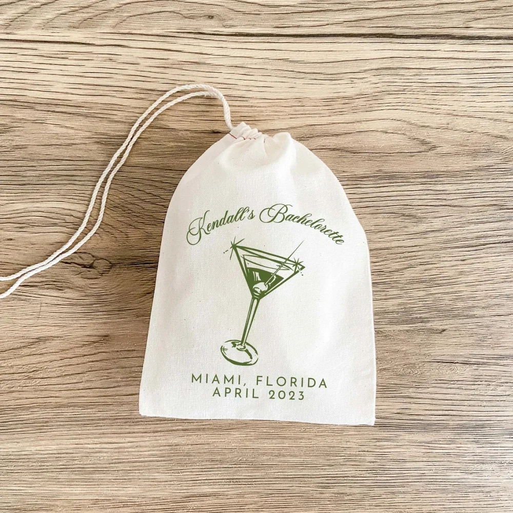 20 pcs Martini Bachelorette Favor Bag-Hangover Recovery Kit-Bachelorette Party Favor Bag-Martini Hangover Kit- Recovery Kit