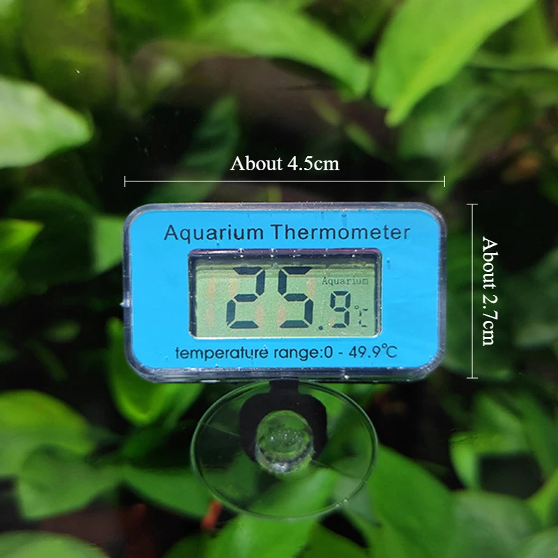 1Pcs Waterproof LCD Digital Fish Tank Aquarium Thermometer Submersible Water Temperature Meter Temperature Control -50~+70