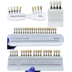 Dental A-D Bleached Shade Guide Bleach Chart 4/9/20 Colors Teeth Whitening Based Vita BL1/2/3/4