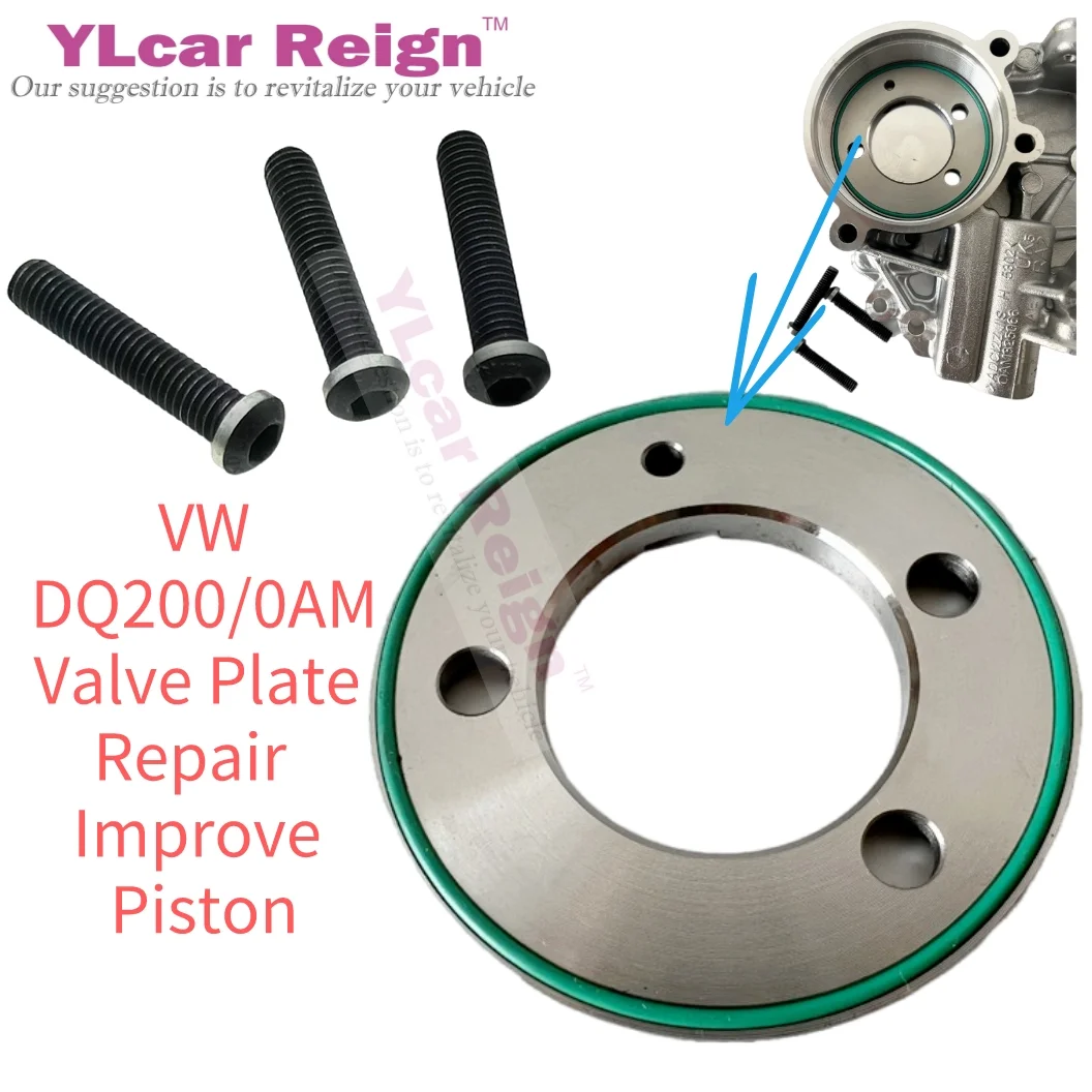 

DQ200 0AM OAM 7-Speed DSG Automatic Transmission Valve plate Aluminum Housing Base Shim Of Improve Piston Kit for VW Golf Skoda