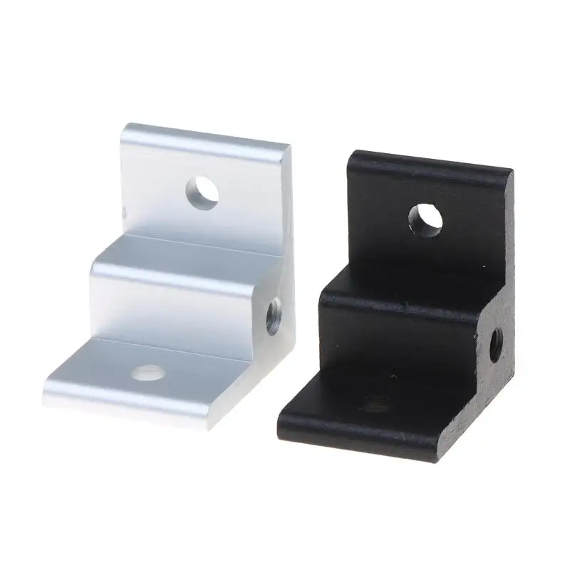 ~Aluminum Profile Corner Code Anchor Wheel Connector Right-angle Extrusion Foot Pad Mounting Bracket For 20/30/40 Alu Profiles