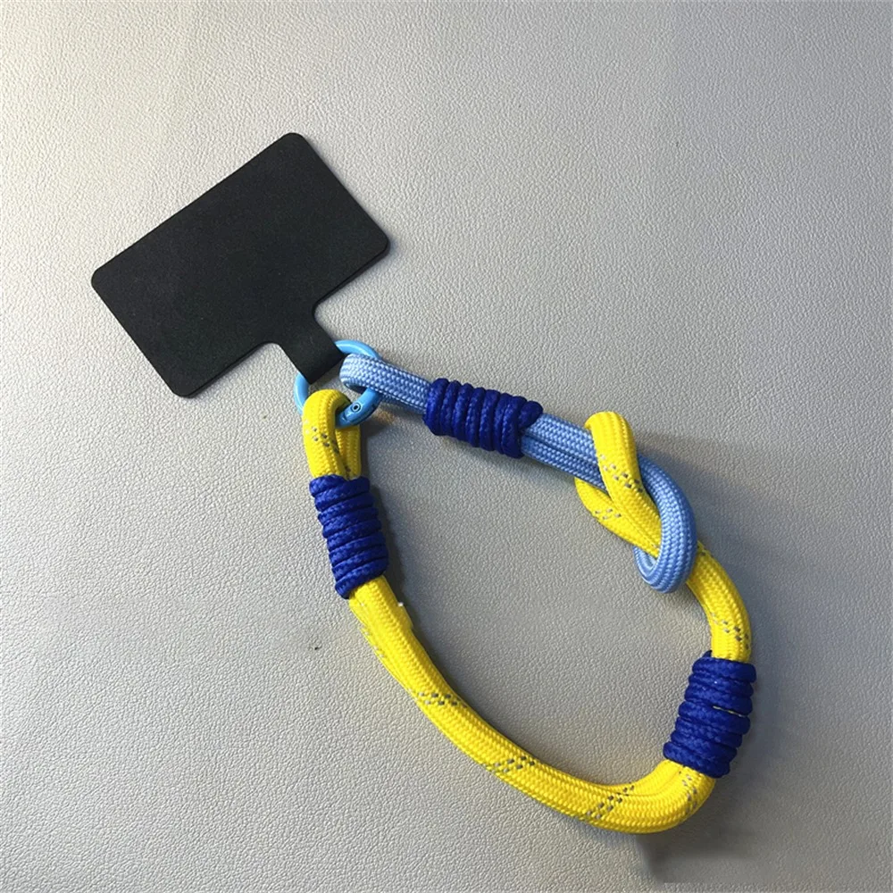 Pulsera de mano con nudo para teléfono móvil, cadena antipérdida portátil para iPhone 15, 14 Pro Max, Samsung Flip 4