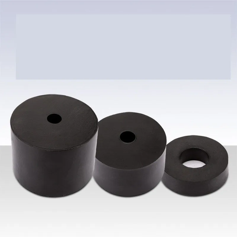 Round Rubber Anti Vibration Pad OD9-100mm Shock Absorber Gasket Fan Coil Damping Washer Mechanical Equipment Foot Mat