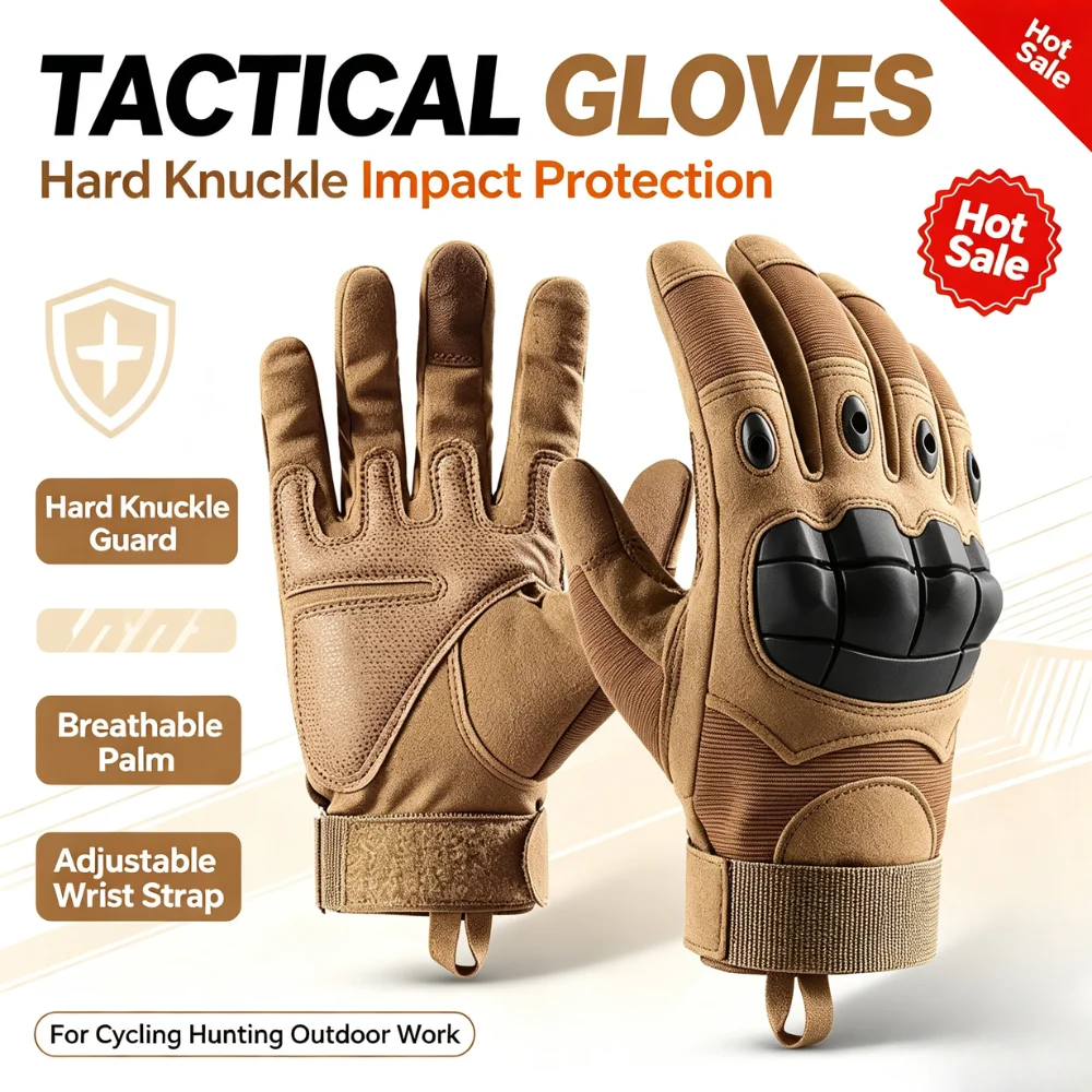 Motorcycle Glove Knuckle - Zomer motorhandschoenen Volledige vinger touchscreen Knokkelbescherming
