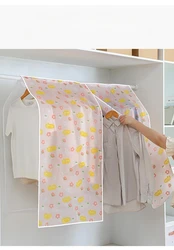 Thickened three-dimensional hanging dust cover clothes dust bag storage bag home transparent waterproof material