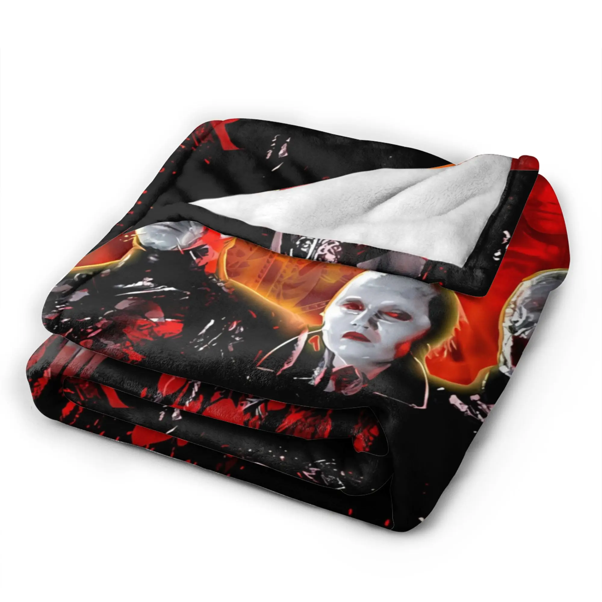 Hellraiser Pinhead Lament Plush Blanket Kids  Flannel Throw Blanket For Outdoor Super Warm Design Quality Bedspread Gift