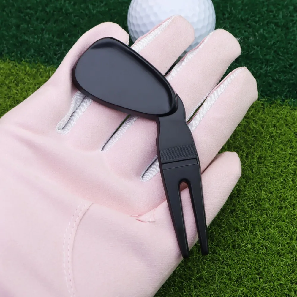 

Groove Cleaner Spacecraft Golf Green Fork Zinc Alloy Magnetic Golf Ball Fork Multifunctional Portable Golf Ball Marker Golf Club
