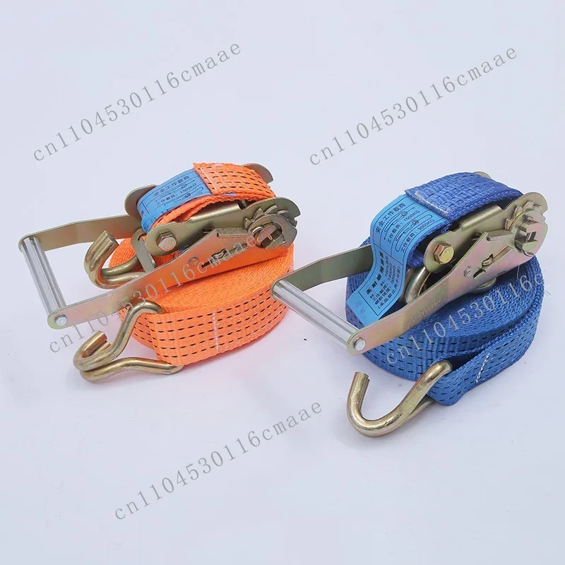 Cargo binding belt, rope tensioner widened and tightened, fixed tensioner, load-bearing parameters, container packing belt