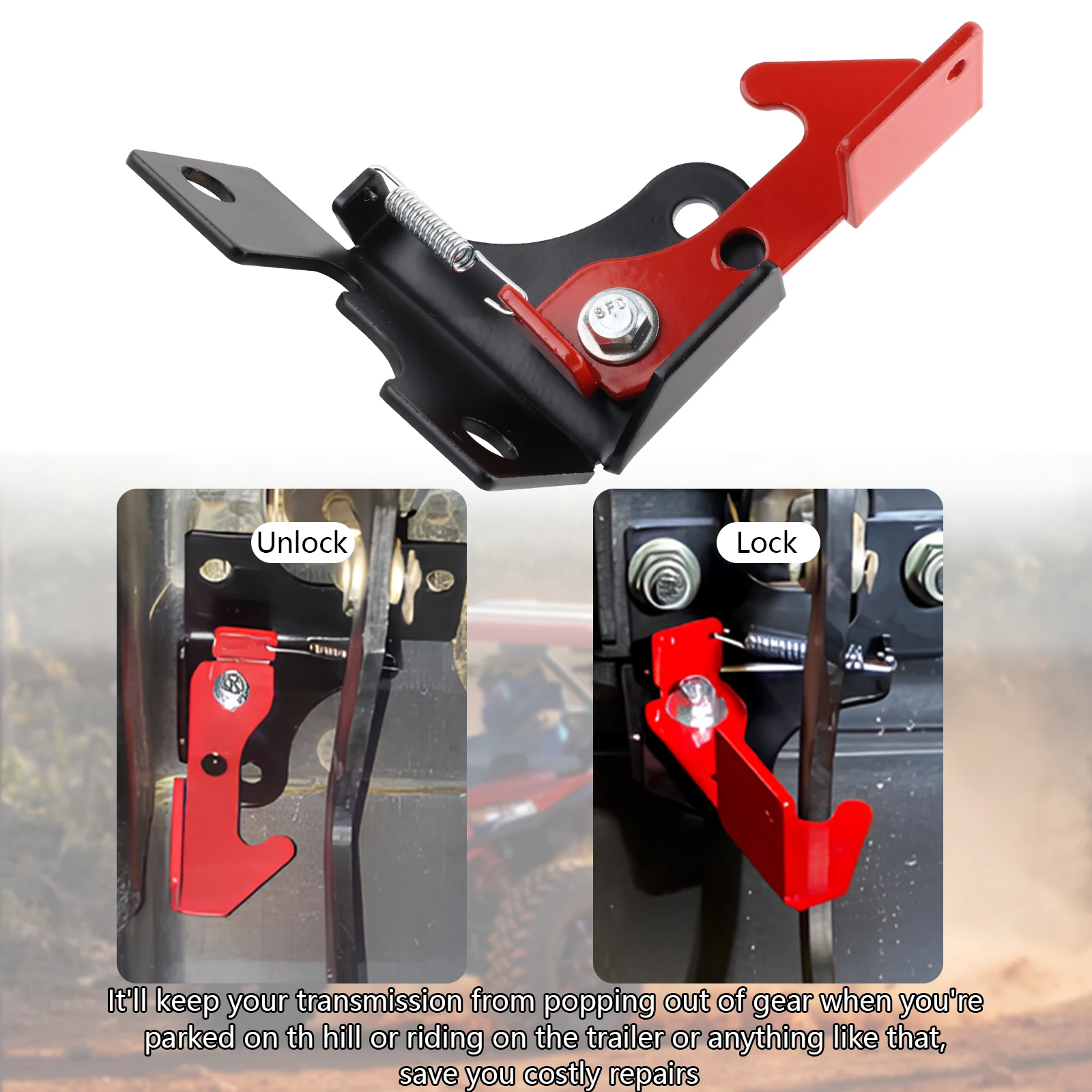 Kit de accesorios de freno de estacionamiento de resorte, Compatible con Polaris Rzr, todos los modelos Polaris Ranger 800 900 1000 Turbo S