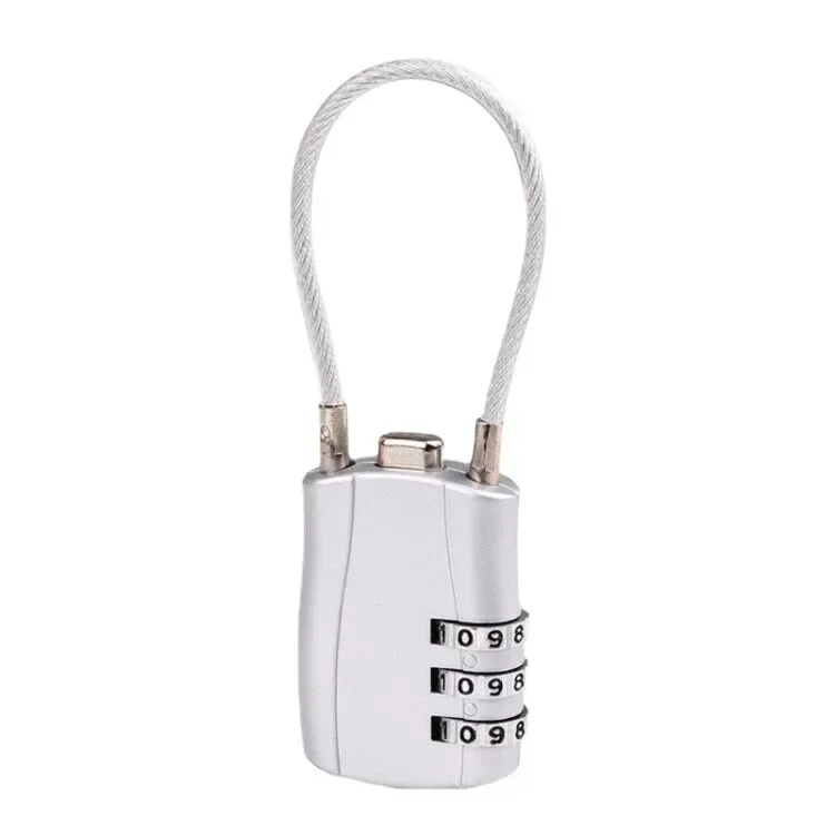 Creative Helmet Password Lock Password Padlock Luggage Bag Lock Gym Cabinet Mini Small Password Steel Wire Lock