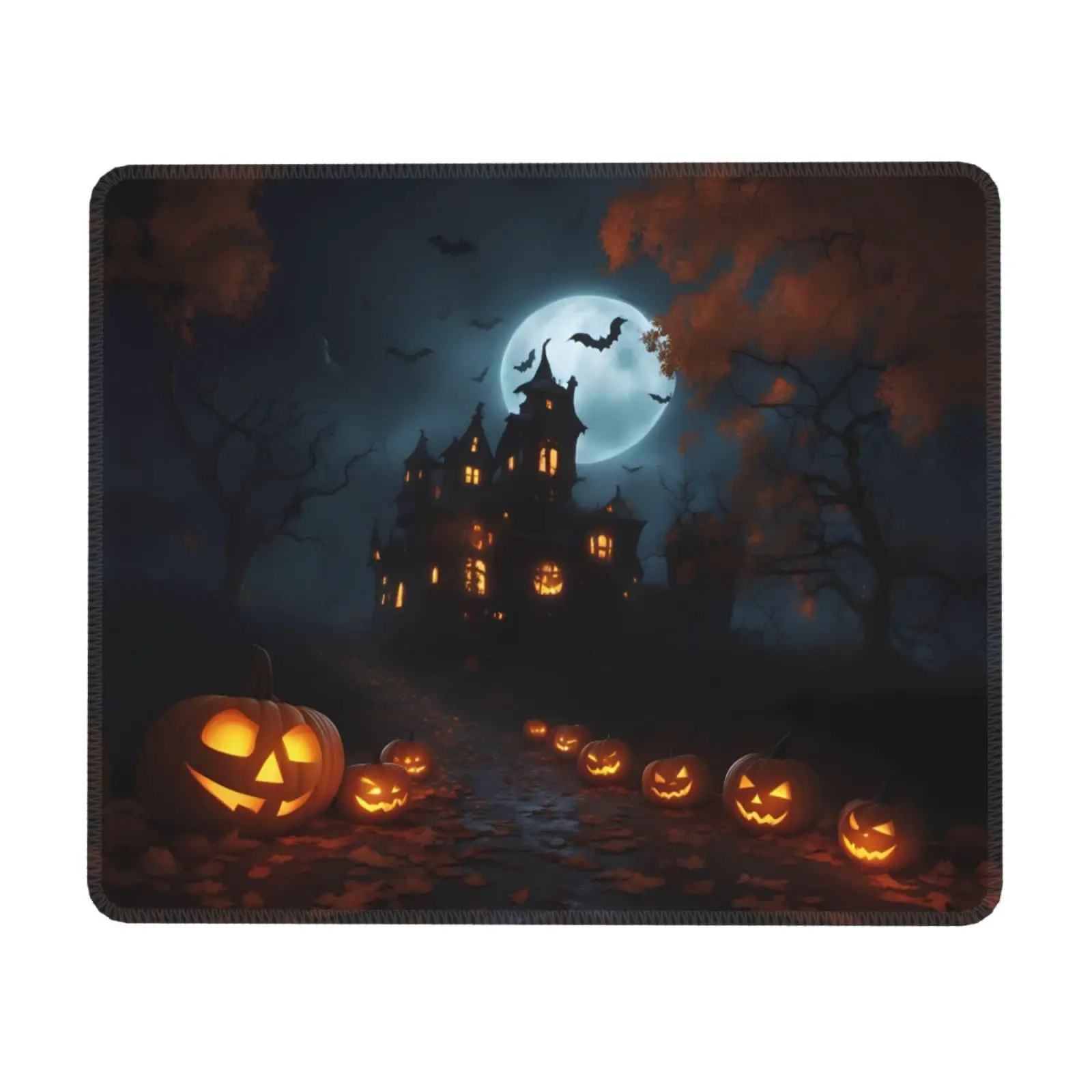 

Hot-Selling Cute Pumpkin Lights Printing Gaming Mousepad Gamer Mouse Mat Keyboard Mats Desk Pad Mousepads 22x18cm For Computer