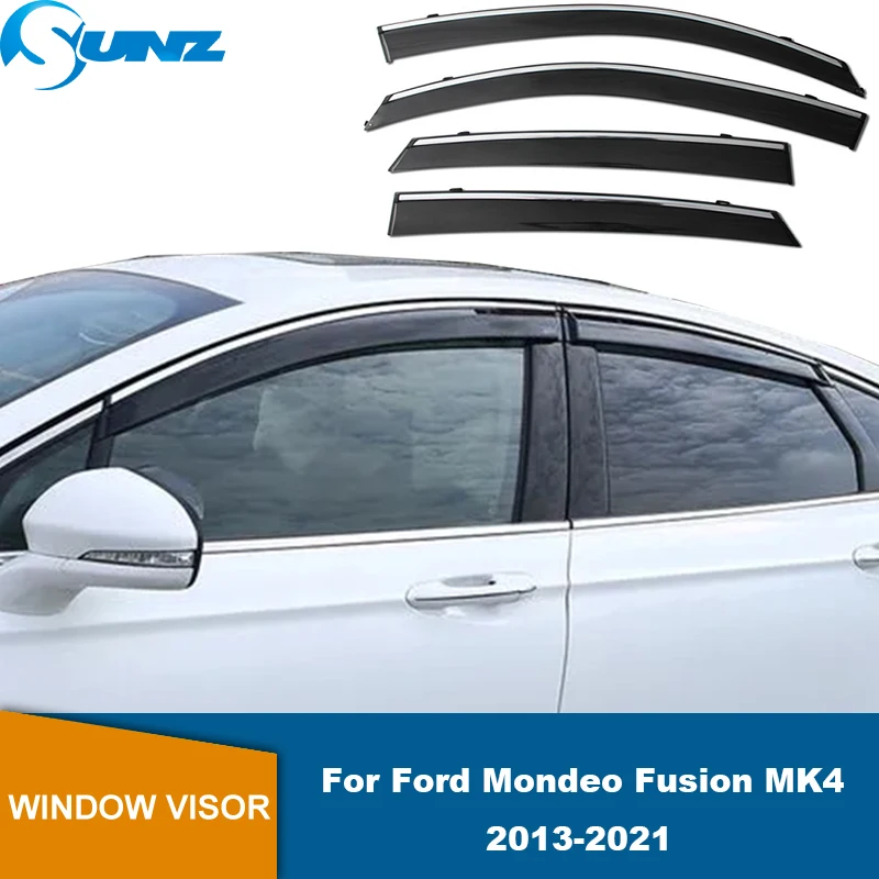 Window Visor For Ford Mondeo Fusion MK4 2013 2014 2015 2016 2017 2018 2019 2020 2021 Car Styling Rain Guard Deflector Windshield