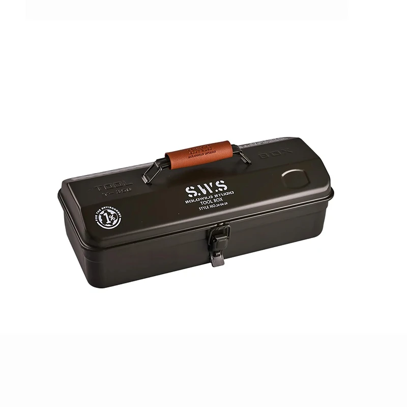Caja de herramientas de Metal Sws para exteriores, juego de té y café, Maleta, estilo Camping, artículos pequeños, caja de almacenamiento de pesca, caja de trabajo de Metal, caja de Hardware