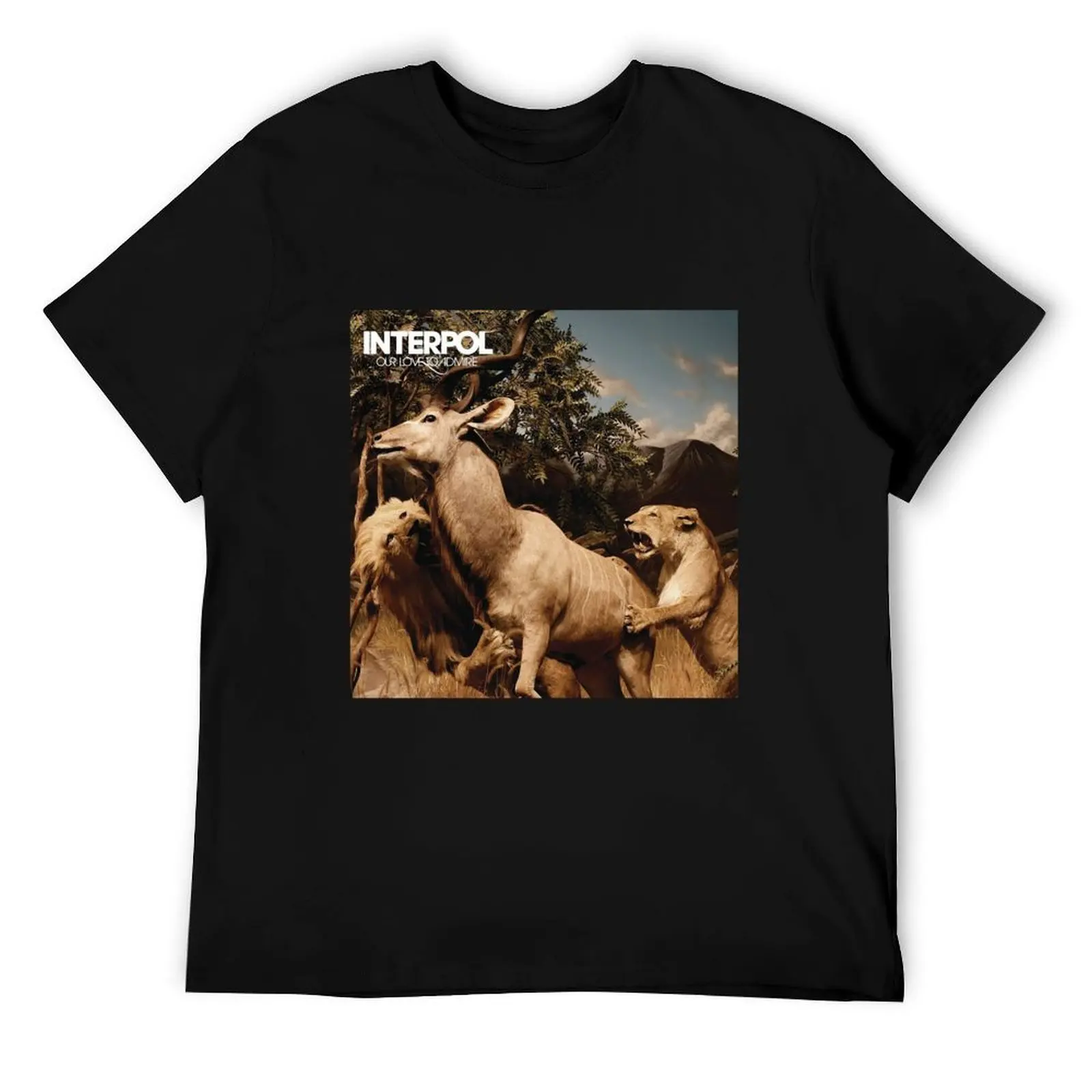 

Inter.pol Animals T-Shirt man t shirt designer t shirt for man 100 percent cotton T-Shirt