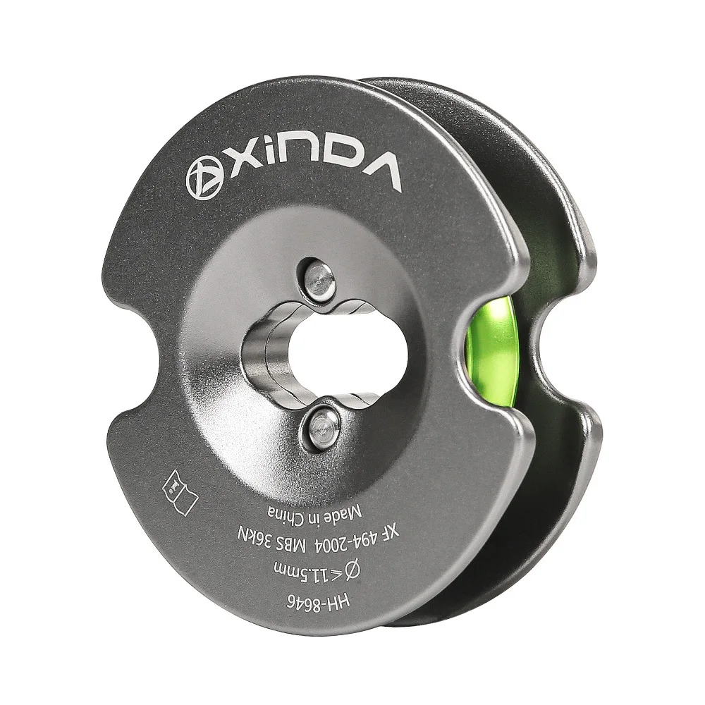 Circular Bidirectional Pulley, Cross Slide, Lifting, Climbing Speed Drop, Small, Efficient Pulley Block, Portable,P747