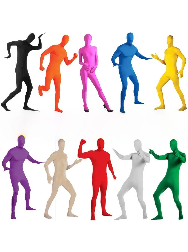 

New loween Costume Invisible Ninja Tight Clothes Stage Performance Bla Clothes Invisible Suit Performance Outfit