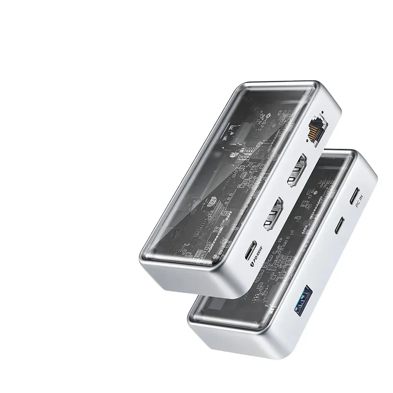 TypeC docking station USB3.2 high-performance docking station three-screen different display multi-in-one PD100W