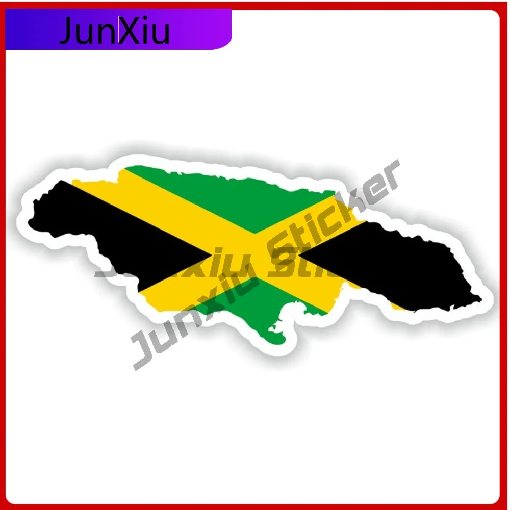With National Emblem Detail Jamaica Map Flag Personality Auto Styling Detail Applied To Vehicle Exterior Bodywork And