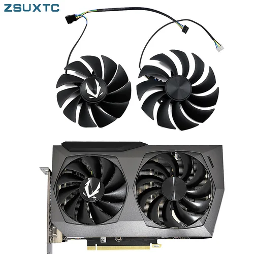 Ventilador de refrigeración para tarjeta gráfica, Enfriador de GPU de 100mm GAA8S2U 88mm GA92S2U RTX3070Ti RTX3070 Ti para Zotac Gaming RTX 3070 Twin Edge