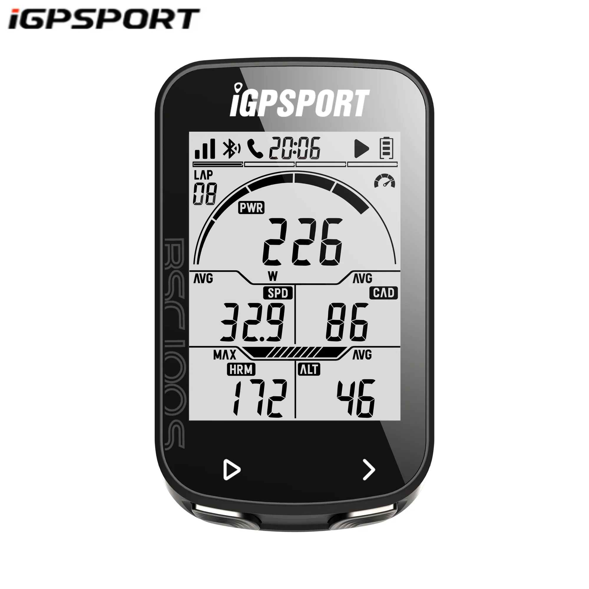 

iGPSPORT BSC100S Велосипедный компьютер Датчик педалей Спидометр Одометр IPX7 Водонепроницаемость Шоссейный велосипедный компьютер