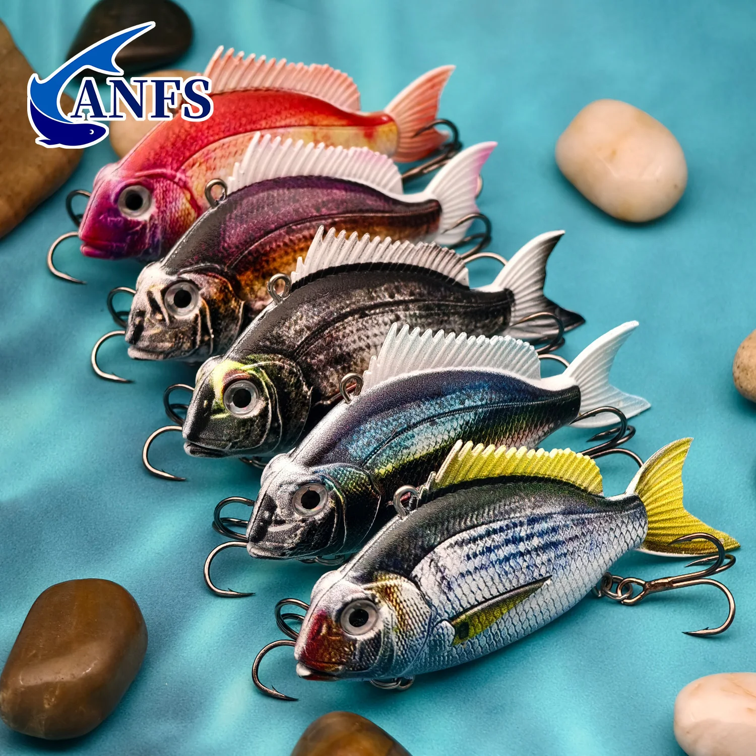 1 Stück weicher VIB-Köder, lebensechter Angelköder für Süßwasser, erstaunliches Angelgeschenk für Angler