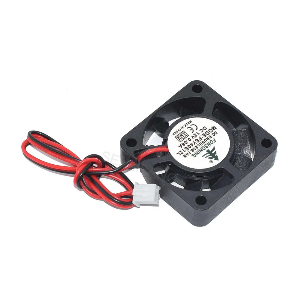 New For FONSONING 4010 FSY40S12L DC12V 0.06A 4cm 40*40*10mm 2Pin Silent Cooling Fan