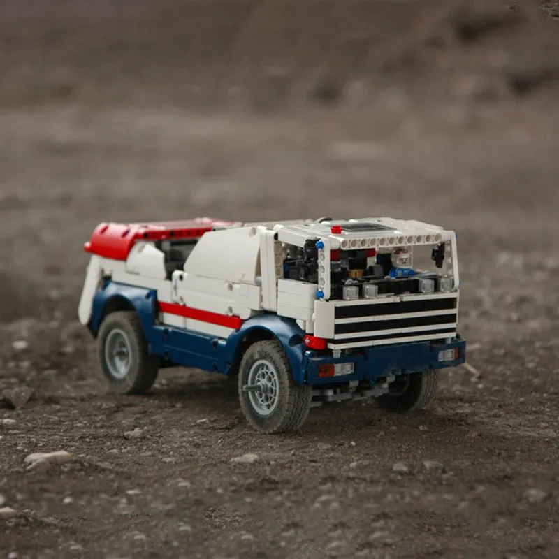 Véhicule tout-terrain en briques de construction, modèle modulaire de véhicule tout-terrain, blocs technologiques, jouet de Noël à construire soi-même, cadeaux de construction