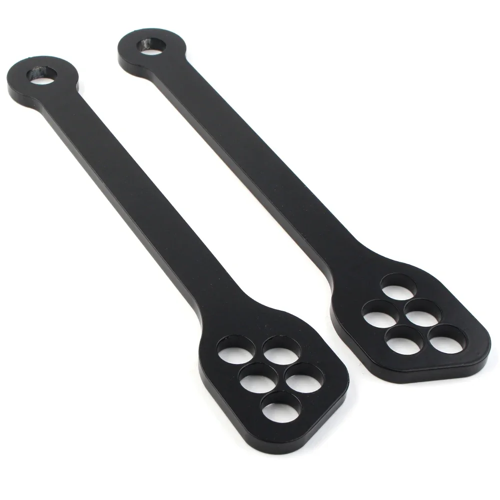1 par de ligação para rebaixamento de motocicleta, kit para yamaha tenere 700 xtz690 xtz 690 t7 2019 2020 2021 preto 304 aço inoxidável