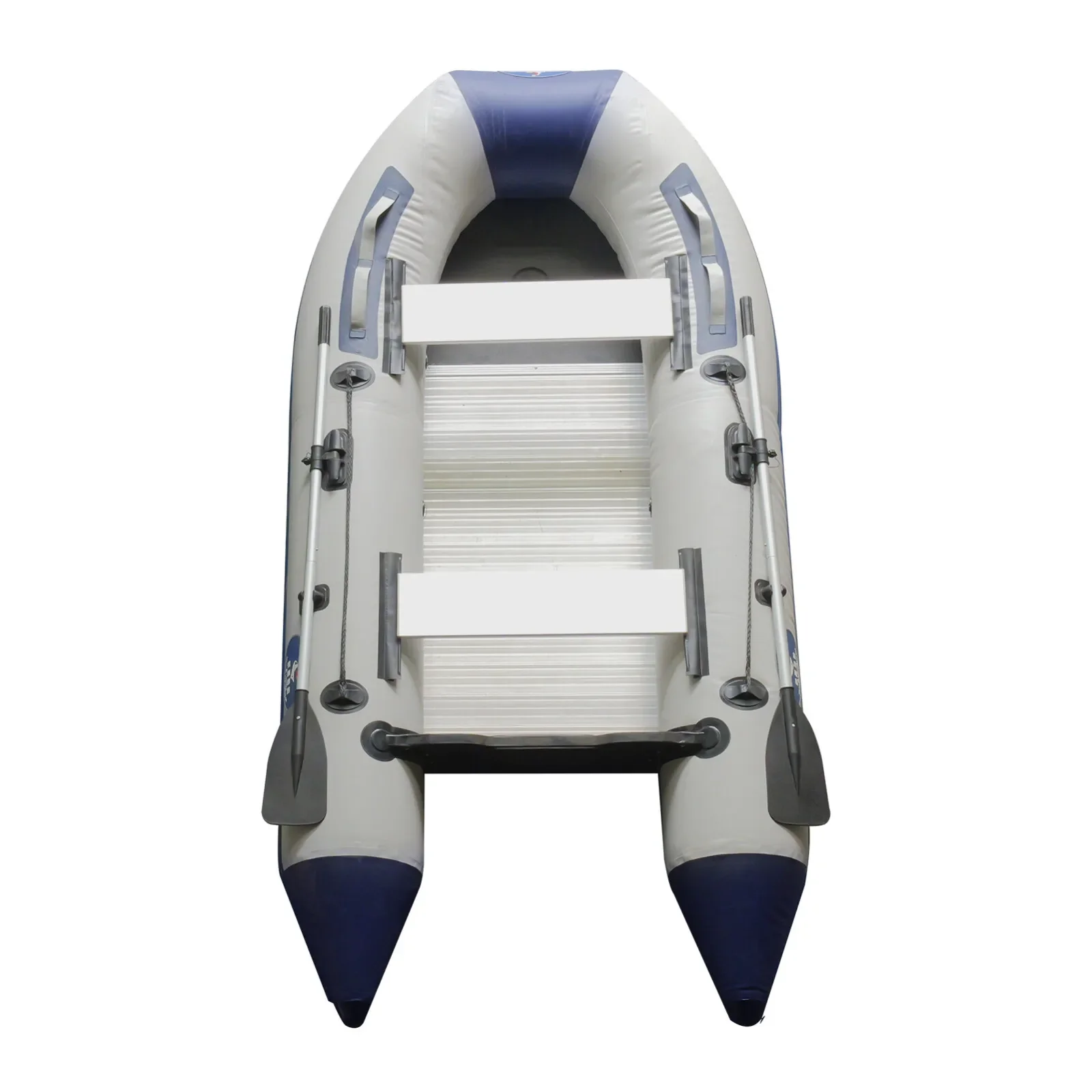 Inflatable Boat with Air Pump and Paddles PVC Canoe Kayak Rubber Dinghy Thick and Foldable Drifting Boat For Adults Fishing