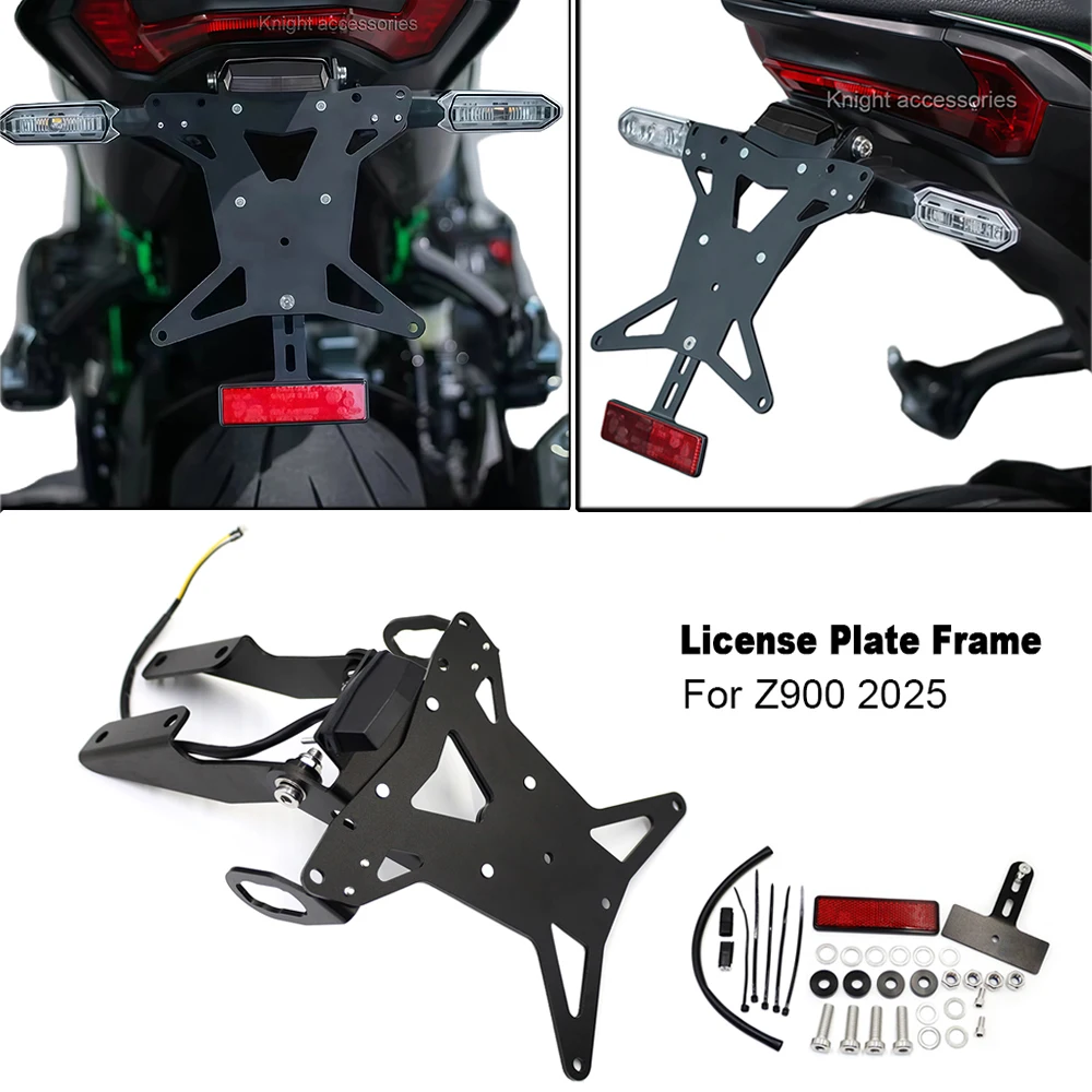 

z900 2025 держатель номерного знака мотоцикла, аккуратный кронштейн для рамы для Z900 Z 900 z900 2025