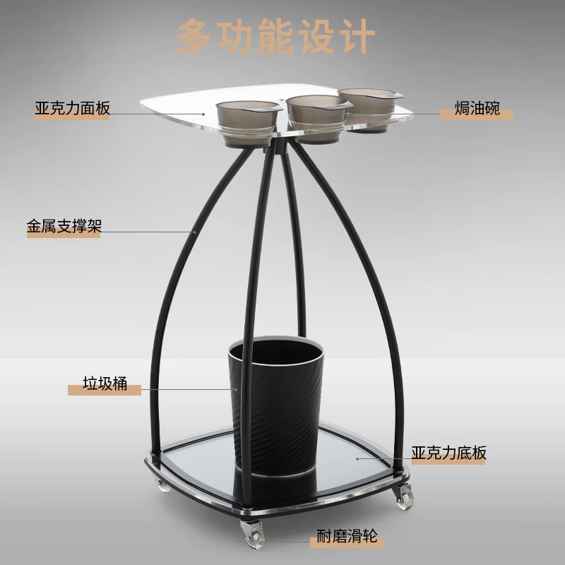 Эстетическая тележка для хранения, тележка для волос, чемодан для парикмахерской с колесами, роликовый маникюр