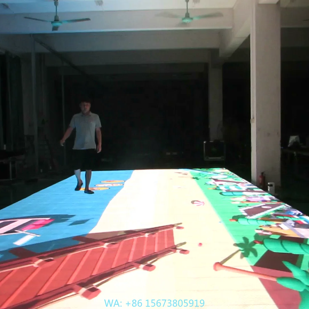 

Portable P5 P6 Led Screen Indoor Wedding Hall Interactive Led Dance Floor with Touch Sensor