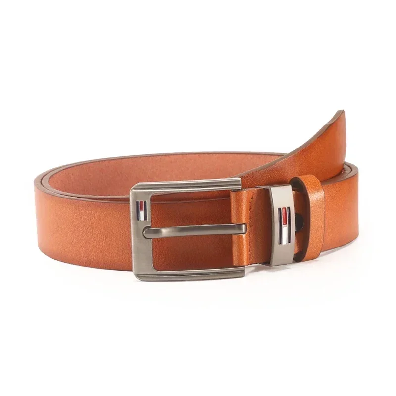 High Quality Men Belt Alloy Square Buckle Male PU Leather Belt Men Male Strap  Pin Buckle Fancy Vintage Jeans Waistband Strap image 5